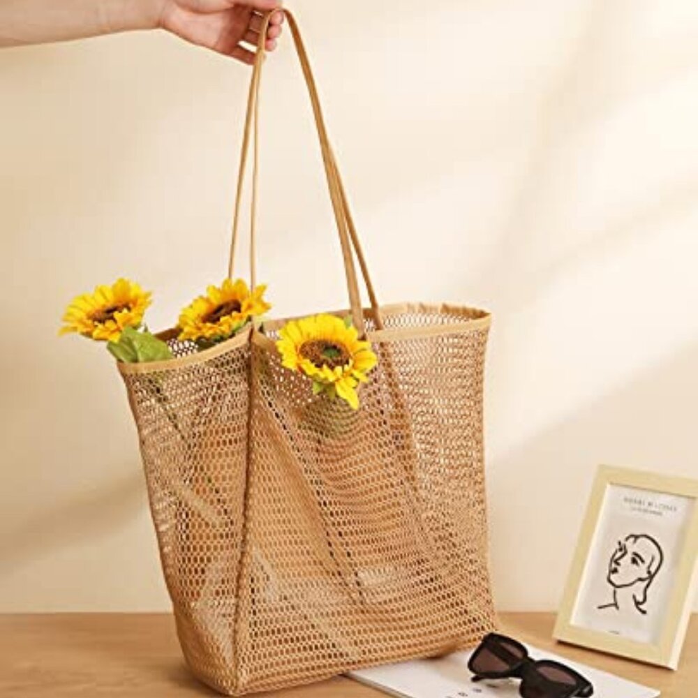 Mesh Beach Tote‎ Bags for Women